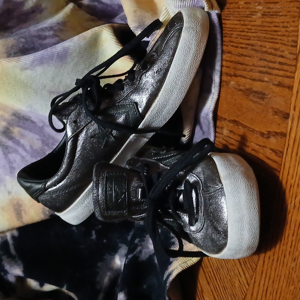 Converse‎ Metallic Gold W Blk. Star, Women's Sz.10 - Picture 7 of 16